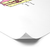 Tortenstück, tortenförmig poster (Ecke)