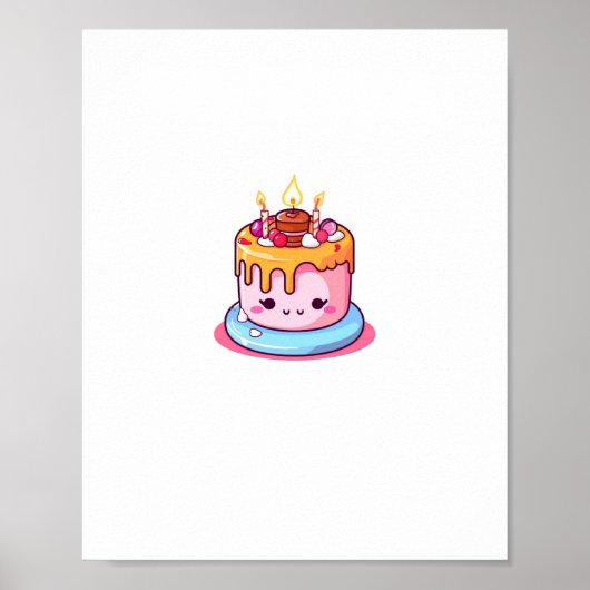 Tortenthema, Tortendesign, süße Torte Poster (Vorne)