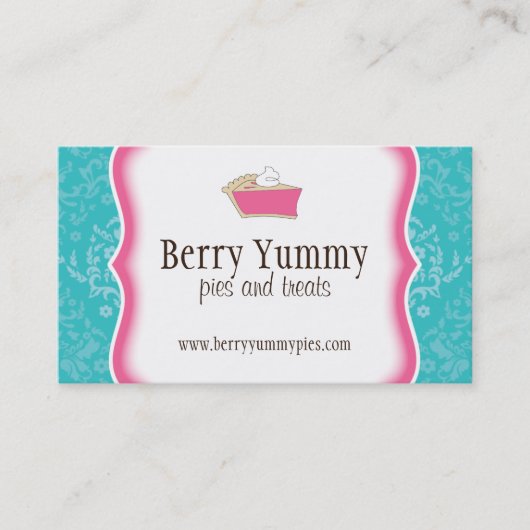 Torteshoppe-Visitenkarte Visitenkarte (Vorderseite)