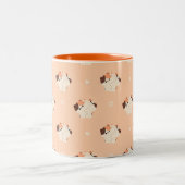 Tortie Cat Couple Tasse (Mittel)