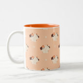 Tortie Cat Couple Tasse (Links)