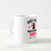 Tortie Cat Geschenke für Frauen Tortoiseshell Katz Kaffeetasse (Vorderseite Links)
