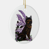 Tortie Cat Tortoiseshell Fairy Ornament (Rechts)