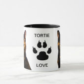 Tortie Liebe #2 Kaffee Tasse (Zentrum)