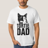 TORTIE tortoiseshell CAT VATER T - Shirt (Vorderseite)