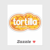 Tortilla Aufkleber (Blatt)