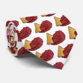 Tortilla Chips und Dip Tomato Salsa Mexican Food Krawatte (Gerollt)