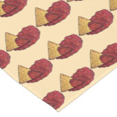 Tortilla Chips und Dip Tomato Salsa Mexican Food Kurzer Tischläufer (Ecke)