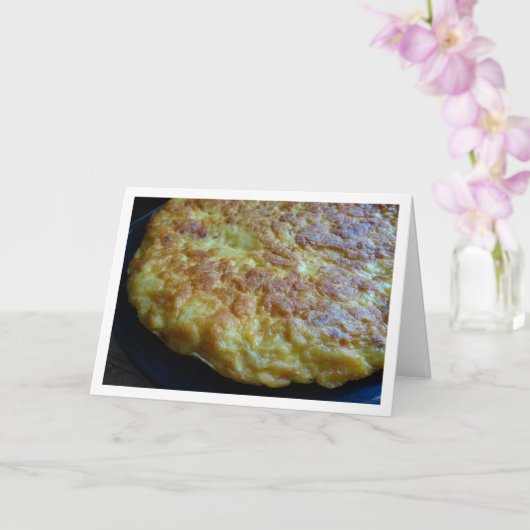 Tortilla de Patatas, Spanische Omeletkarte Karte (Orchidee)