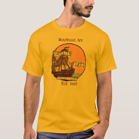 Tortilla-Ebene-Yacht-Verein-T-Shirt T-Shirt (Vorderseite)