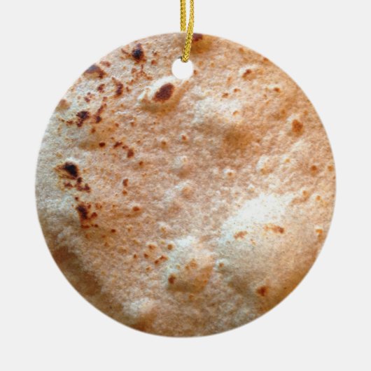 Tortilla Keramik Ornament (Vorne)