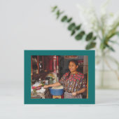 Tortilla Maker Postkarte (Stehend Vorderseite)