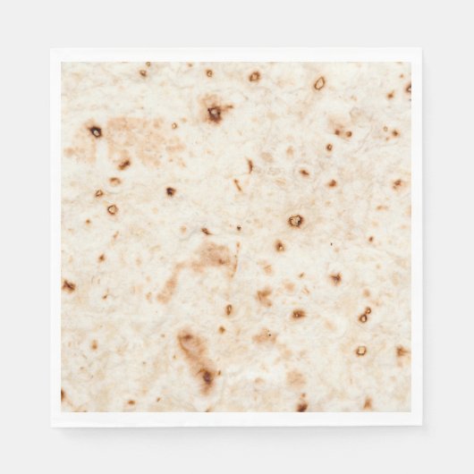 Tortilla-Muschel Serviette (Vorderseite)