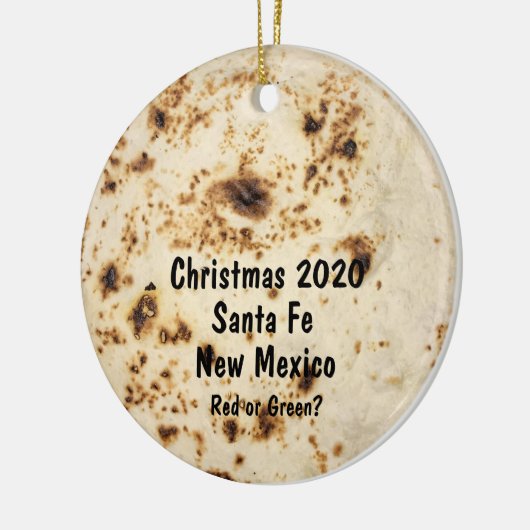 Tortilla Ornament Santa Fe (Links)