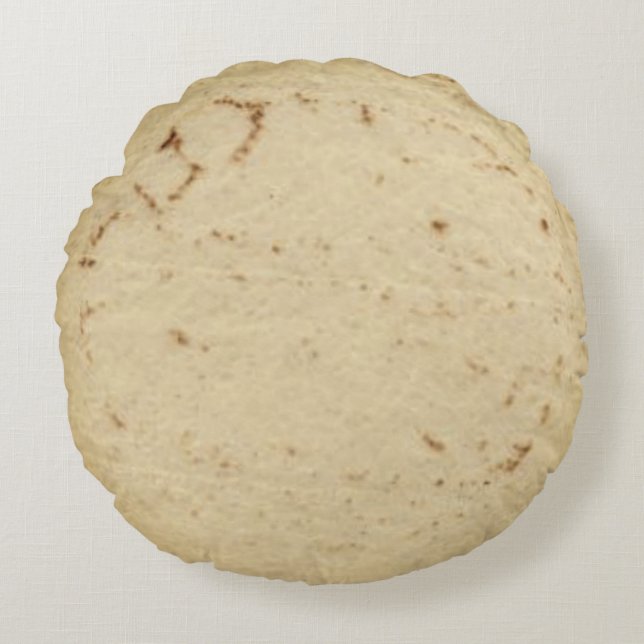 Tortilla Round Rundes Kissen (Vorderseite)