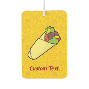 Tortilla Sandwich Wrap Air Freshener Autolufterfrischer
