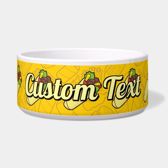 Tortilla Sandwich Wrap Bowl Napf (Vorderseite)