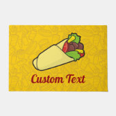 Tortilla Sandwich Wrap Doormat Fußmatte (Vorderseite)