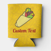 Tortilla Sandwich Wrap Dosenkühler (Vorderseite)