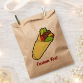 Tortilla Sandwich Wrap Favor Bag Geschenktütchen (Ausgeschnitten)