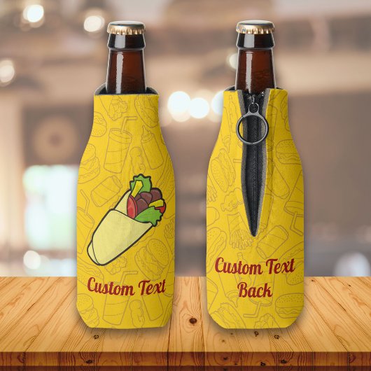 Tortilla Sandwich Wrap Flasche Cooler Flaschenkühler