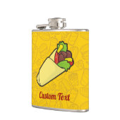 Tortilla-Sandwich-Wrap-Flasche Flachmann (Links)