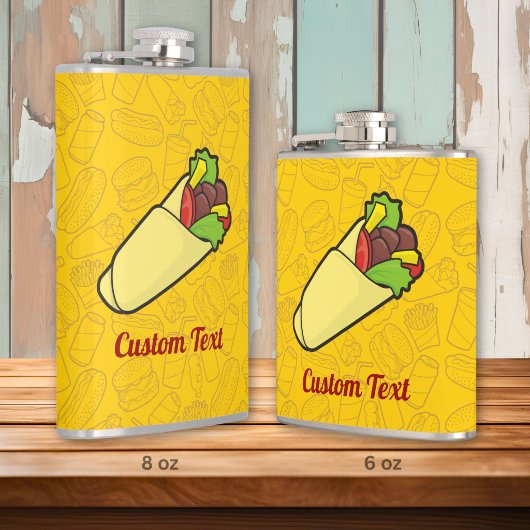 Tortilla Sandwich Wrap Flask Flachmann