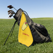 Tortilla Sandwich Wrap Golfhandtuch (Gras)