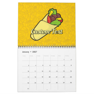 Tortilla-Sandwich-Wrap Kalender