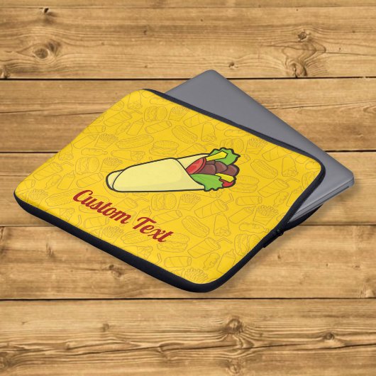 Tortilla Sandwich Wrap Laptop Sleeve