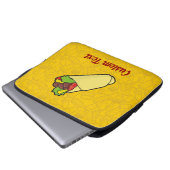 Tortilla Sandwich Wrap Laptop Sleeve (Vorne Knopf)
