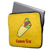 Tortilla Sandwich Wrap Laptop Sleeve (Vorderseite Links)