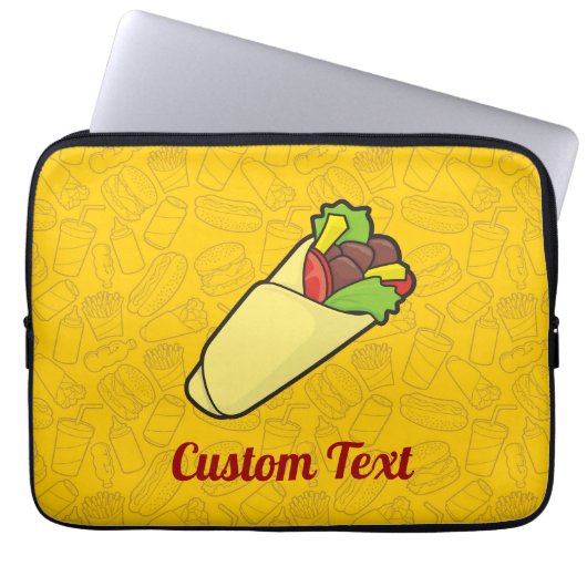 Tortilla Sandwich Wrap Laptop Sleeve (Vorderseite)
