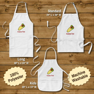 Tortilla Sandwich Wrap Long Schürze