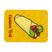 Tortilla Sandwich Wrap Magnet (Horizontal)