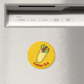 Tortilla-Sandwich-Wrap-Magnet Magnet (In Situ (Geschirrspüler))