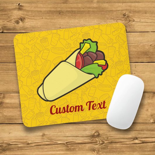 Tortilla Sandwich Wrap Mouse Pad Mousepad