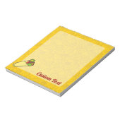 Tortilla Sandwich Wrap Notepad Notizblock (Rotiert)