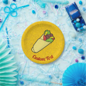 Tortilla Sandwich Wrap Paper Plate Pappteller (Party)