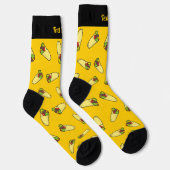 Tortilla Sandwich Wrap Pattern Socks Socken (Rechts)