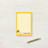 Tortilla Sandwich Wrap Post-it Klebezettel (Auf Schreibtisch)