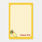 Tortilla Sandwich Wrap Post-it Klebezettel (Vorderseite)