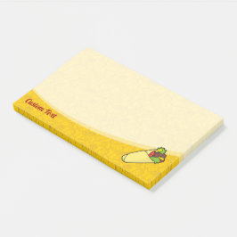 Tortilla Sandwich Wrap Post-it Klebezettel