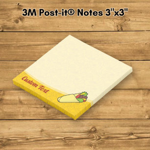 Tortilla Sandwich Wrap Post-it Klebezettel
