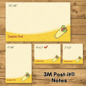 Tortilla Sandwich Wrap Post-it Klebezettel