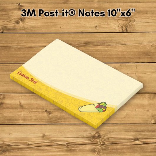 Tortilla Sandwich Wrap Post-it Klebezettel