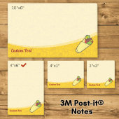 Tortilla Sandwich Wrap Post-it Klebezettel