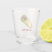 Tortilla Sandwich Wrap Schnapsglas (Rückseite)