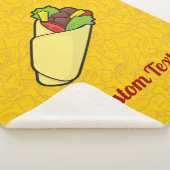 Tortilla Sandwich Wrap Sherpa Blanket Sherpadecke (3/4)