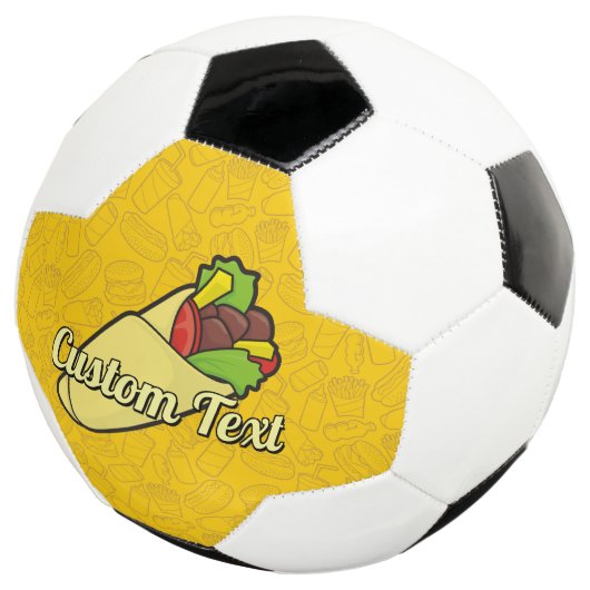 Tortilla Sandwich Wrap Soccer Ball (Dreiviertel)